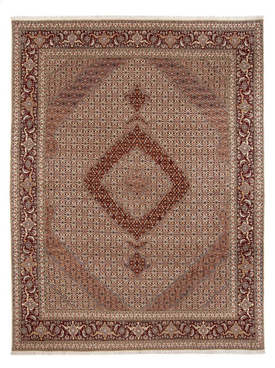 Täbriz - 40 Raj Teppich 246x344cm - Perserteppich - hellbraun