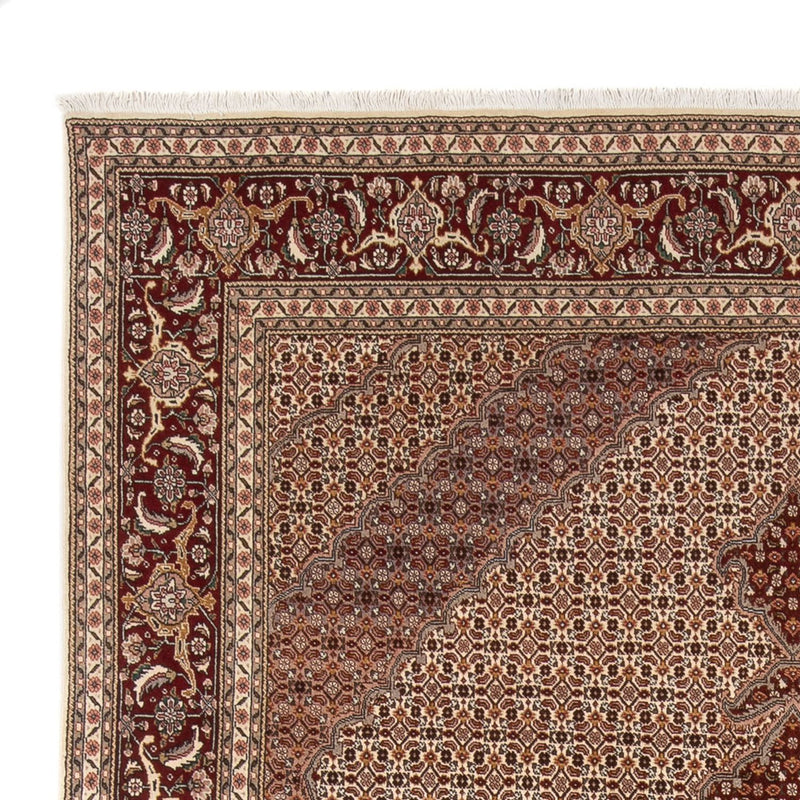 Täbriz - 40 Raj Teppich 246x344cm - Perserteppich - hellbraun