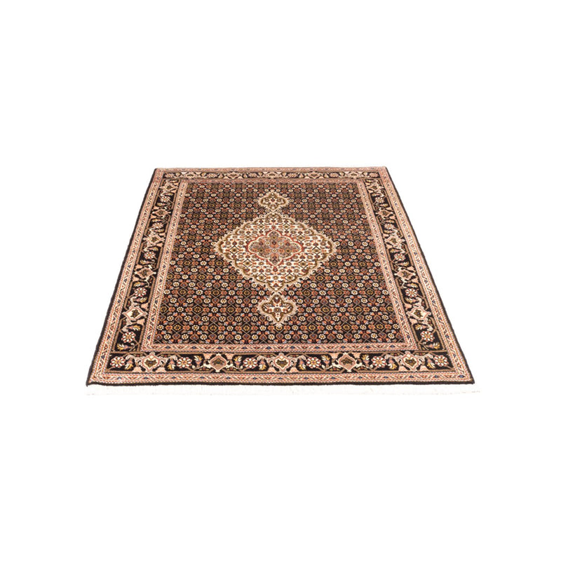 Täbriz - 40 Raj Teppich 102x150cm - Perserteppich - dunkelblau