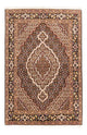 Täbriz - 40 Raj Teppich 101x144cm - Perserteppich - dunkelblau