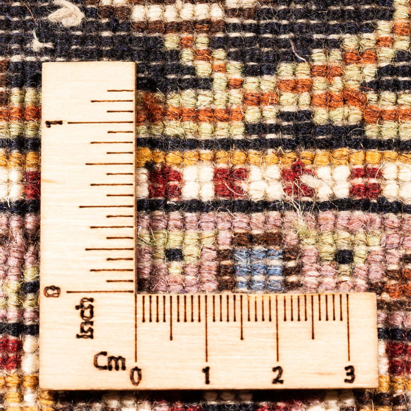 Täbriz - 40 Raj Teppich 101x144cm - Perserteppich - dunkelblau