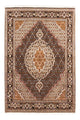 Täbriz - 40 Raj Teppich 105x148cm - Perserteppich - creme