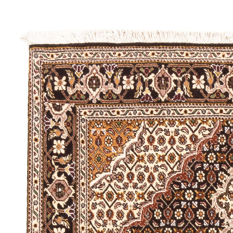 Täbriz - 40 Raj Teppich 105x148cm - Perserteppich - creme