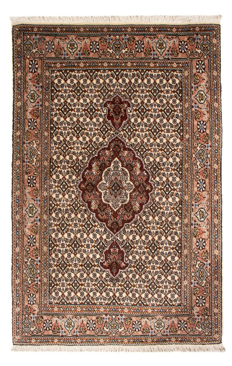 Täbriz - 40 Raj Teppich 80x126cm - Perserteppich - creme