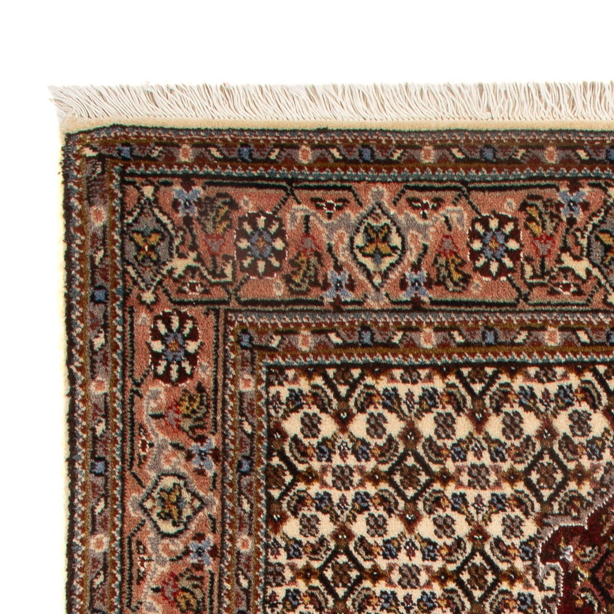 Täbriz - 40 Raj Teppich 80x126cm - Perserteppich - creme