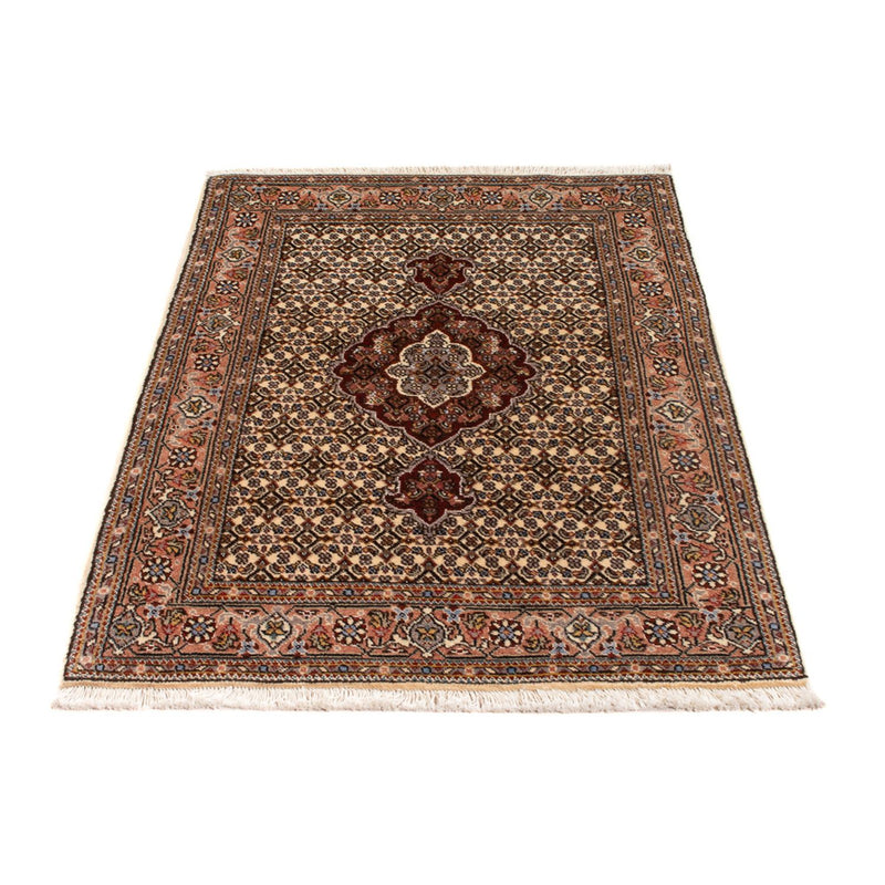 Täbriz - 40 Raj Teppich 80x126cm - Perserteppich - creme