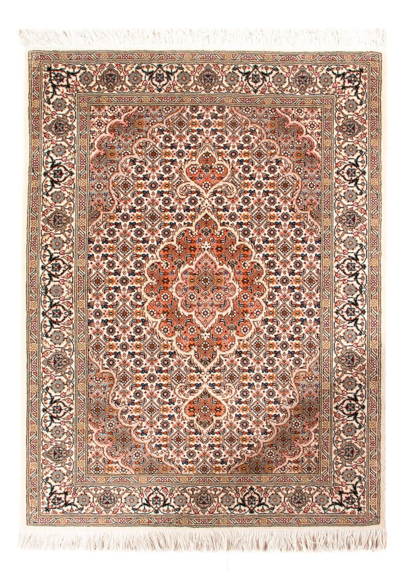 Täbriz - 50 Raj Teppich 61x87cm - Perserteppich - creme