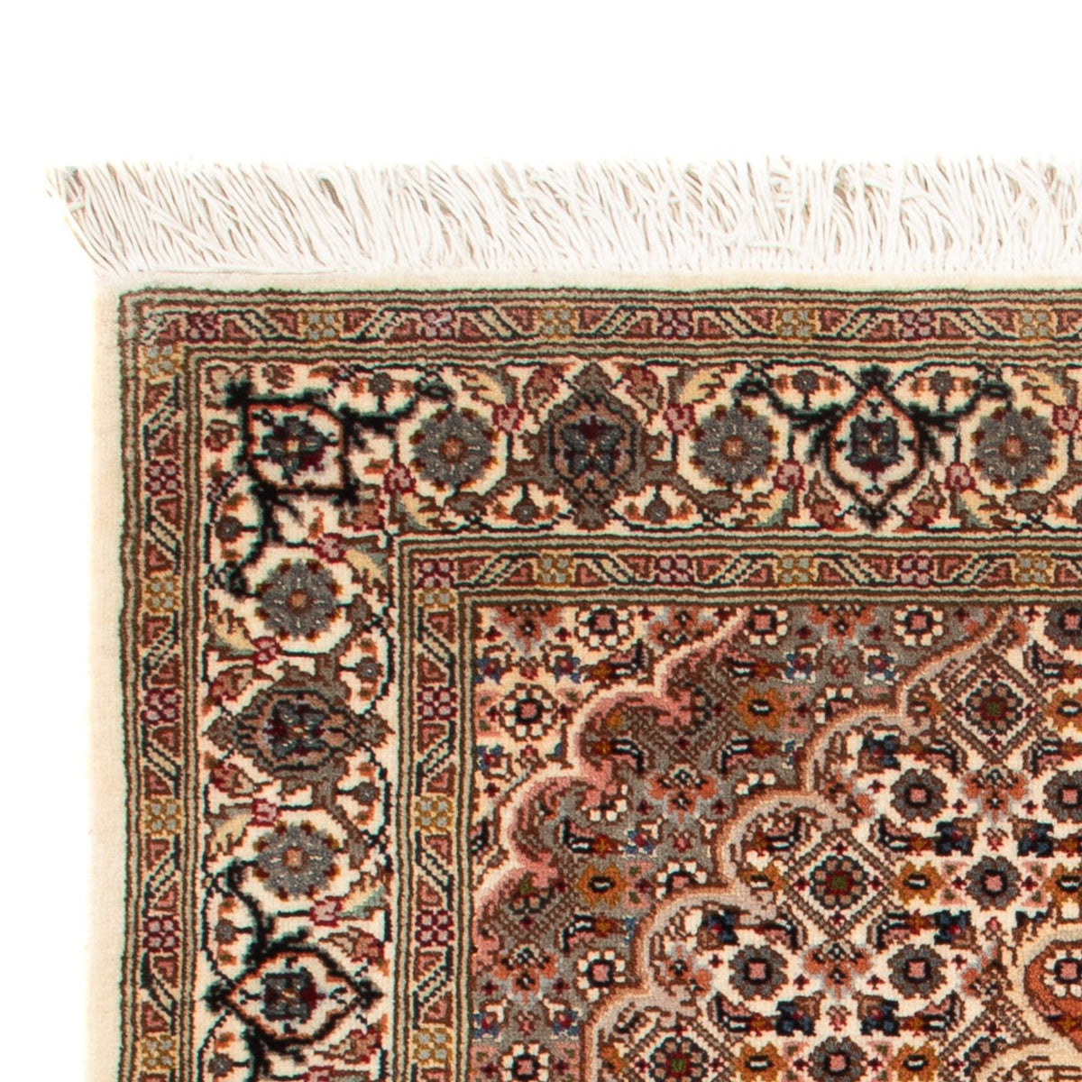 Täbriz - 50 Raj Teppich 61x87cm - Perserteppich - creme