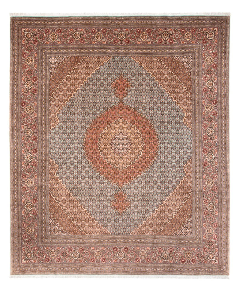 Täbriz - 50 Raj Teppich 248x304cm - Perserteppich - hellbraun