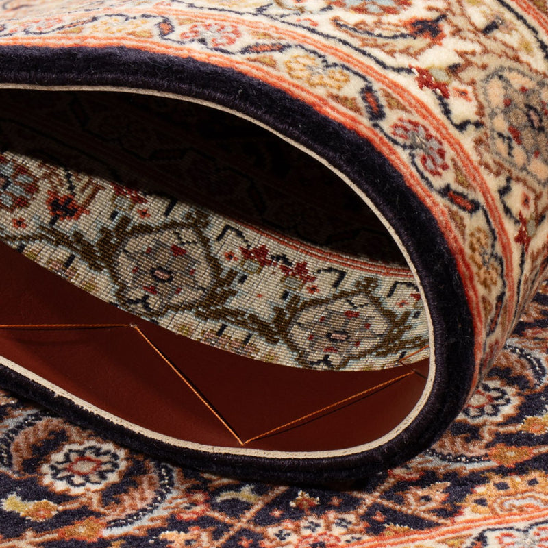 Täbriz - 50 Raj Teppich 83x117cm - Perserteppich - dunkelblau