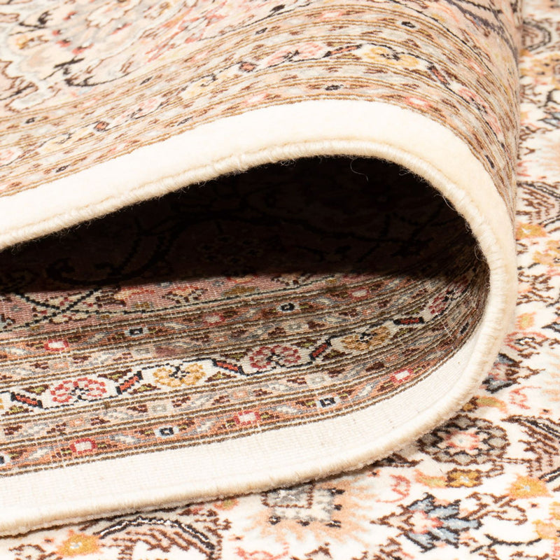 Täbriz - 50 Raj Teppich 253x290cm - Perserteppich - dunkelbeige