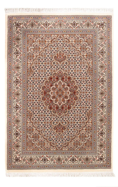 Täbriz - 50 Raj Teppich 81x124cm - Perserteppich - beige