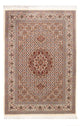 Täbriz - 50 Raj Teppich 81x124cm - Perserteppich - beige