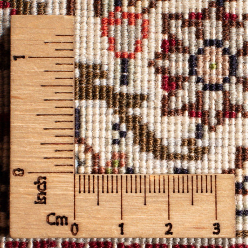 Täbriz - 50 Raj Teppich 81x124cm - Perserteppich - beige