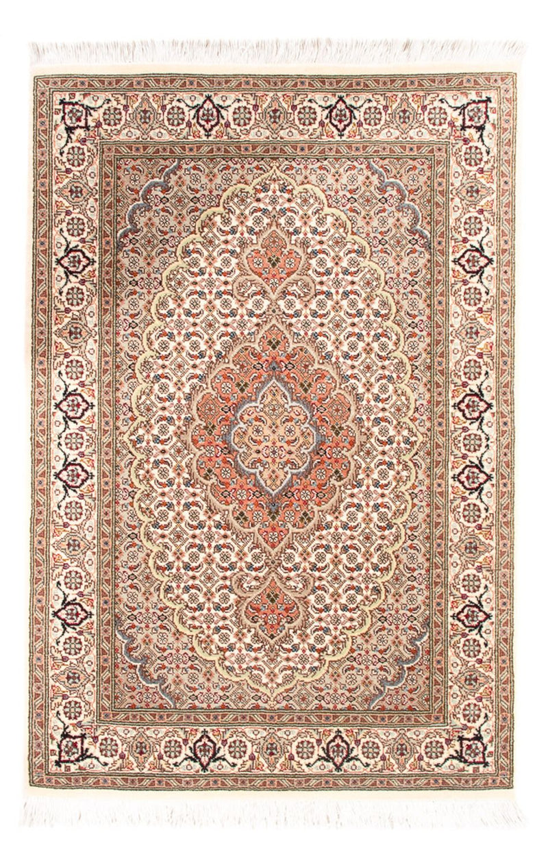 Täbriz - 50 Raj Teppich 60x96cm - Perserteppich - beige