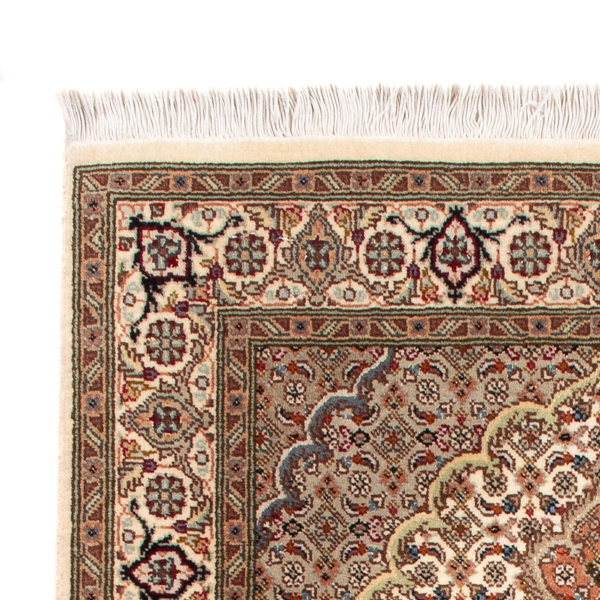 Täbriz - 50 Raj Teppich 60x96cm - Perserteppich - beige