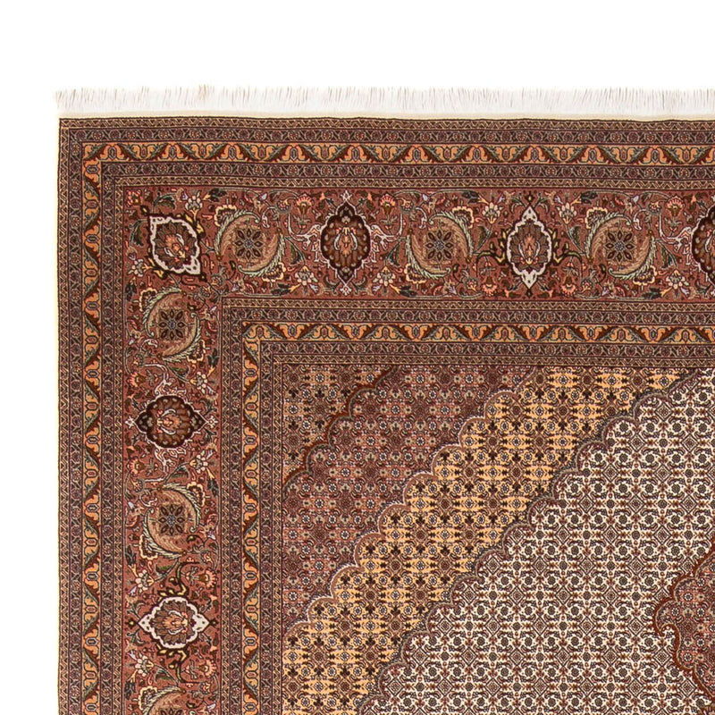 Täbriz Teppich 250x355cm - Perserteppich - hellbraun