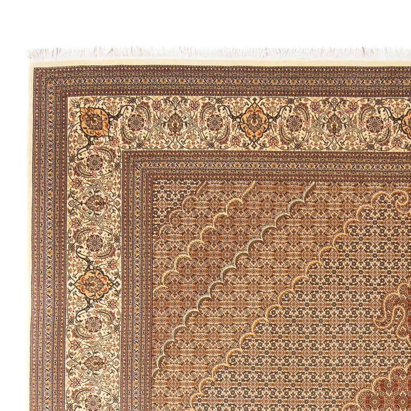 Täbriz Teppich 250x290cm - Perserteppich - hellbraun