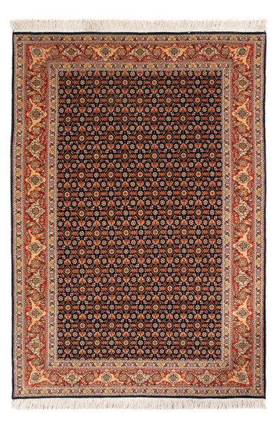 Täbriz - 50 Raj Teppich 80x120cm - Perserteppich - dunkelblau
