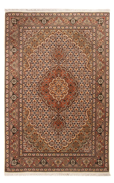 Täbriz - 50 Raj Teppich 80x132cm - Perserteppich - creme