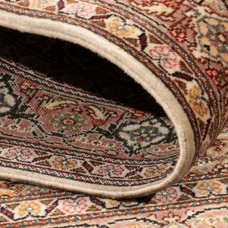 Täbriz - 50 Raj Teppich 80x132cm - Perserteppich - creme