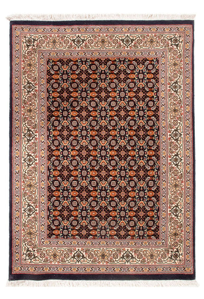 Täbriz - 50 Raj Teppich 83x116cm - Perserteppich - dunkelblau
