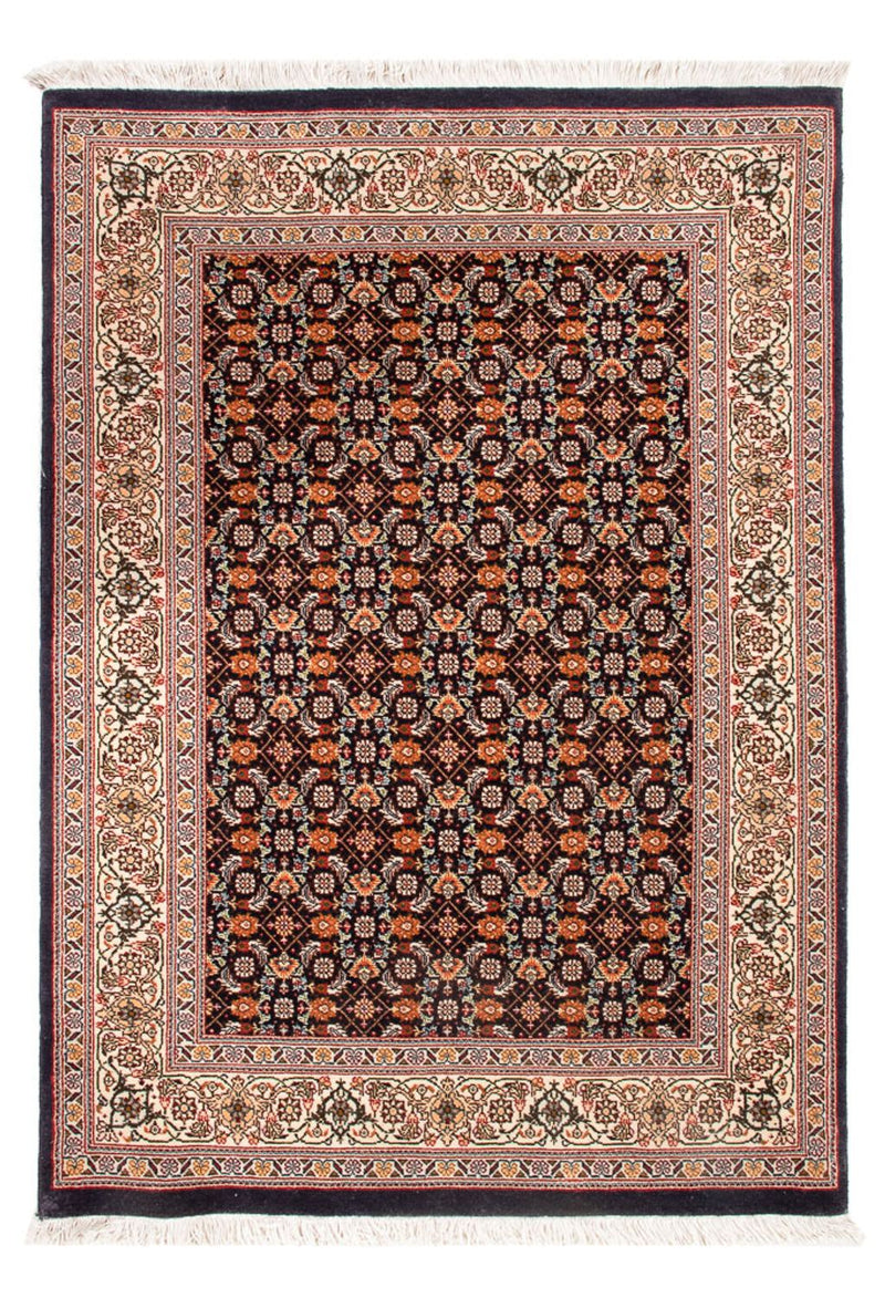 Täbriz - 50 Raj Teppich 83x116cm - Perserteppich - dunkelblau