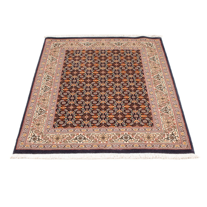 Täbriz - 50 Raj Teppich 83x116cm - Perserteppich - dunkelblau