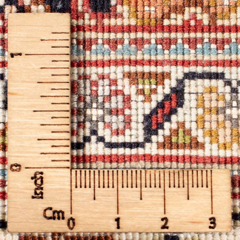 Täbriz - 50 Raj Teppich 83x116cm - Perserteppich - dunkelblau