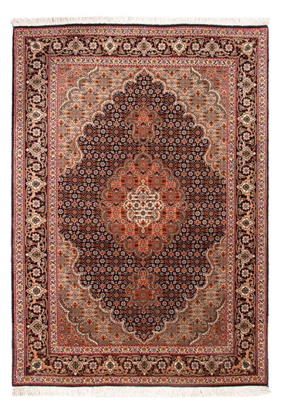 Täbriz - 50 Raj Teppich 84x122cm - Perserteppich - dunkelblau