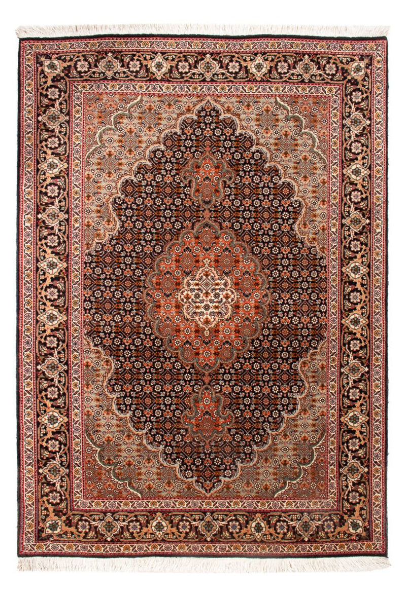 Täbriz - 50 Raj Teppich 84x122cm - Perserteppich - dunkelblau