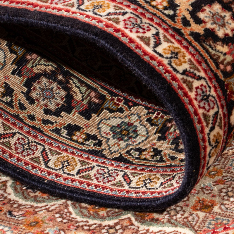 Täbriz - 50 Raj Teppich 84x122cm - Perserteppich - dunkelblau
