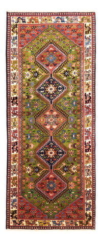 Yalameh Teppich 82x193cm - Perserteppich - grün – product image