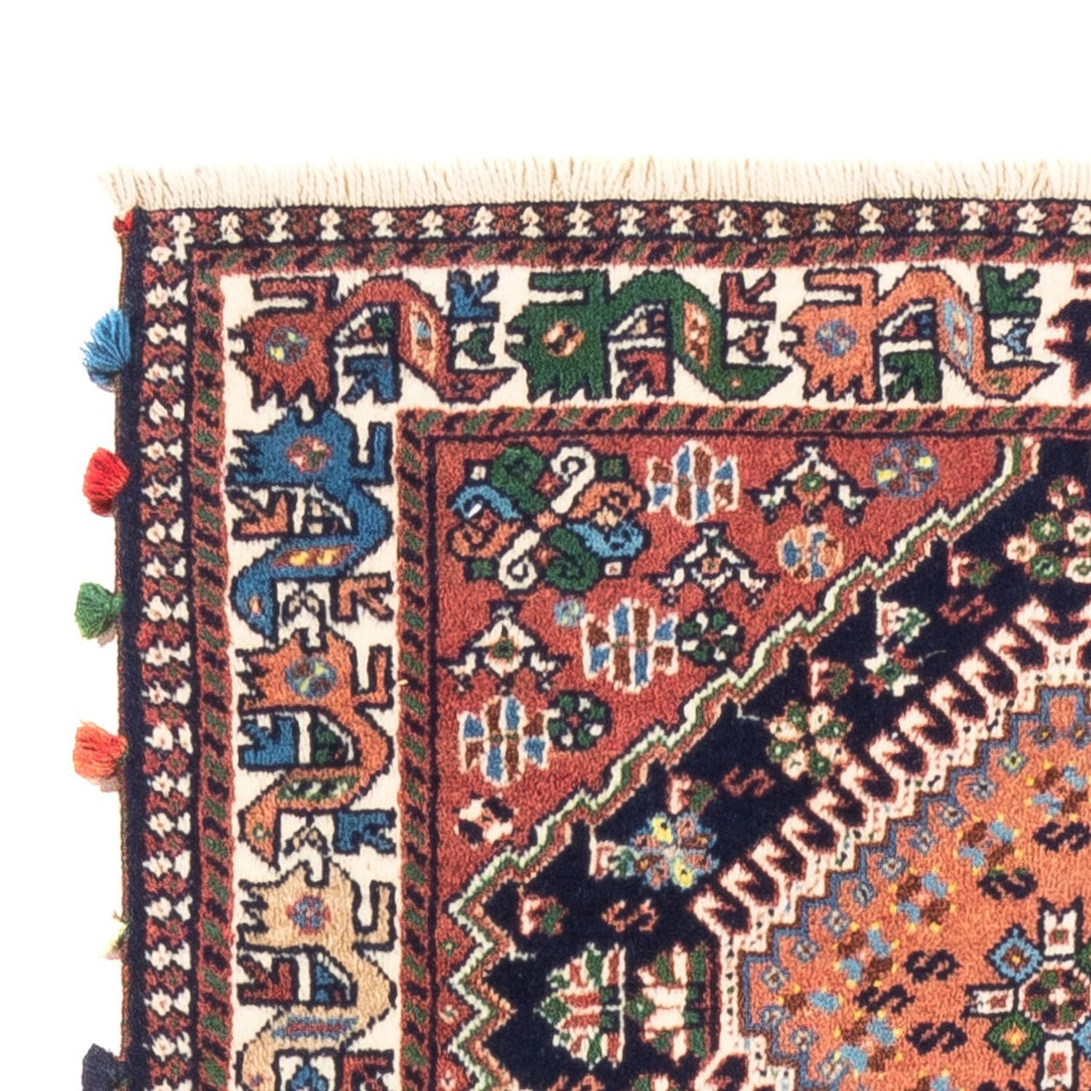 Yalameh Teppich 83x200cm - Perserteppich - dunkelblau