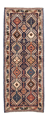 Yalameh Teppich 50x140cm - Perserteppich - dunkelblau – product image
