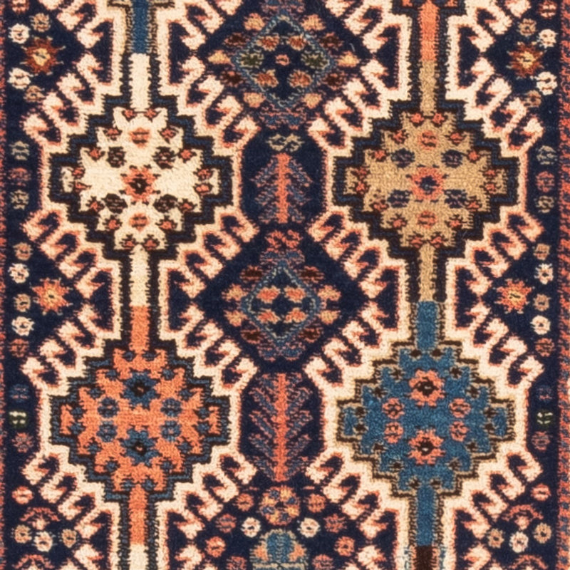 Yalameh Teppich 50x140cm - Perserteppich - dunkelblau