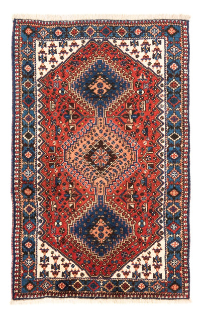 Yalameh Teppich 81x123cm - Perserteppich - rot