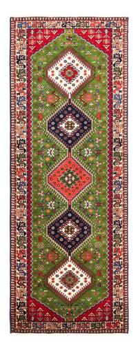 Yalameh Teppich 80x212cm - Perserteppich - grün – product image