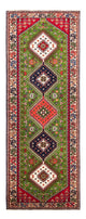 Yalameh Teppich 80x212cm - Perserteppich - grün