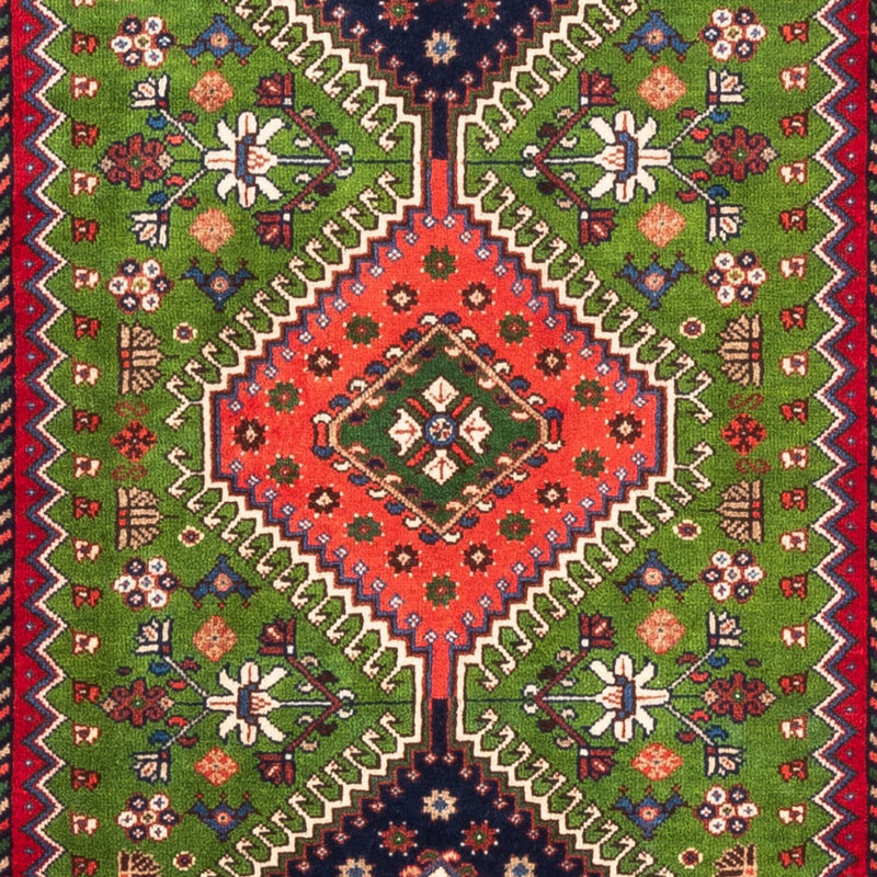 Yalameh Teppich 80x212cm - Perserteppich - grün