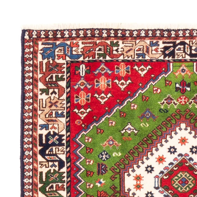 Yalameh Teppich 80x212cm - Perserteppich - grün