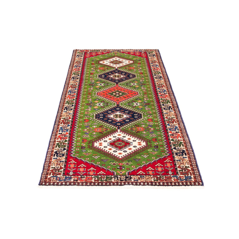 Yalameh Teppich 80x212cm - Perserteppich - grün