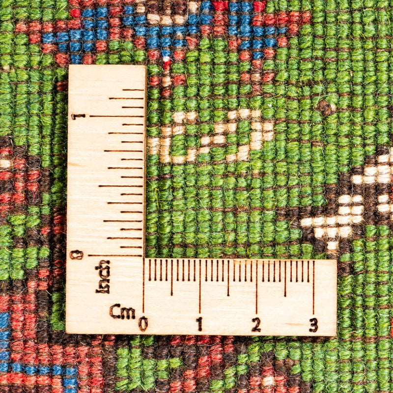 Yalameh Teppich 80x212cm - Perserteppich - grün