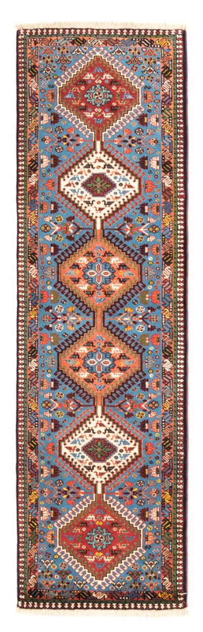 Yalameh Teppich 60x200cm - Perserteppich - hellblau