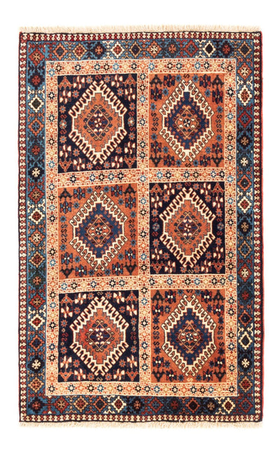 Yalameh Teppich 80x128cm - Perserteppich - mehrfarbig