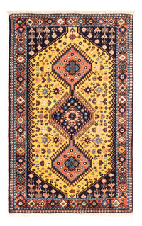 Yalameh Teppich 82x133cm - Perserteppich - gelb – product image