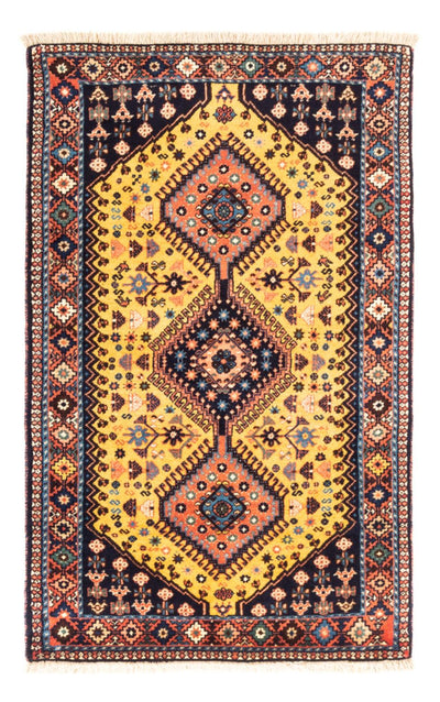Yalameh Teppich 82x133cm - Perserteppich - gelb