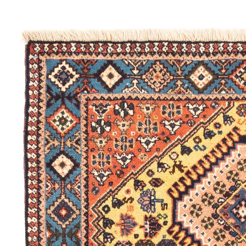 Yalameh Teppich 83x123cm - Perserteppich - gelb