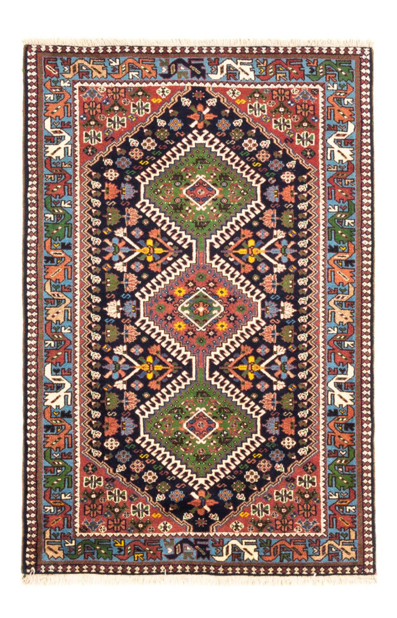 Yalameh Teppich 82x128cm - Perserteppich - grün