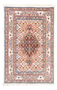 Moud Teppich 60x90cm - Perserteppich - dunkelrot